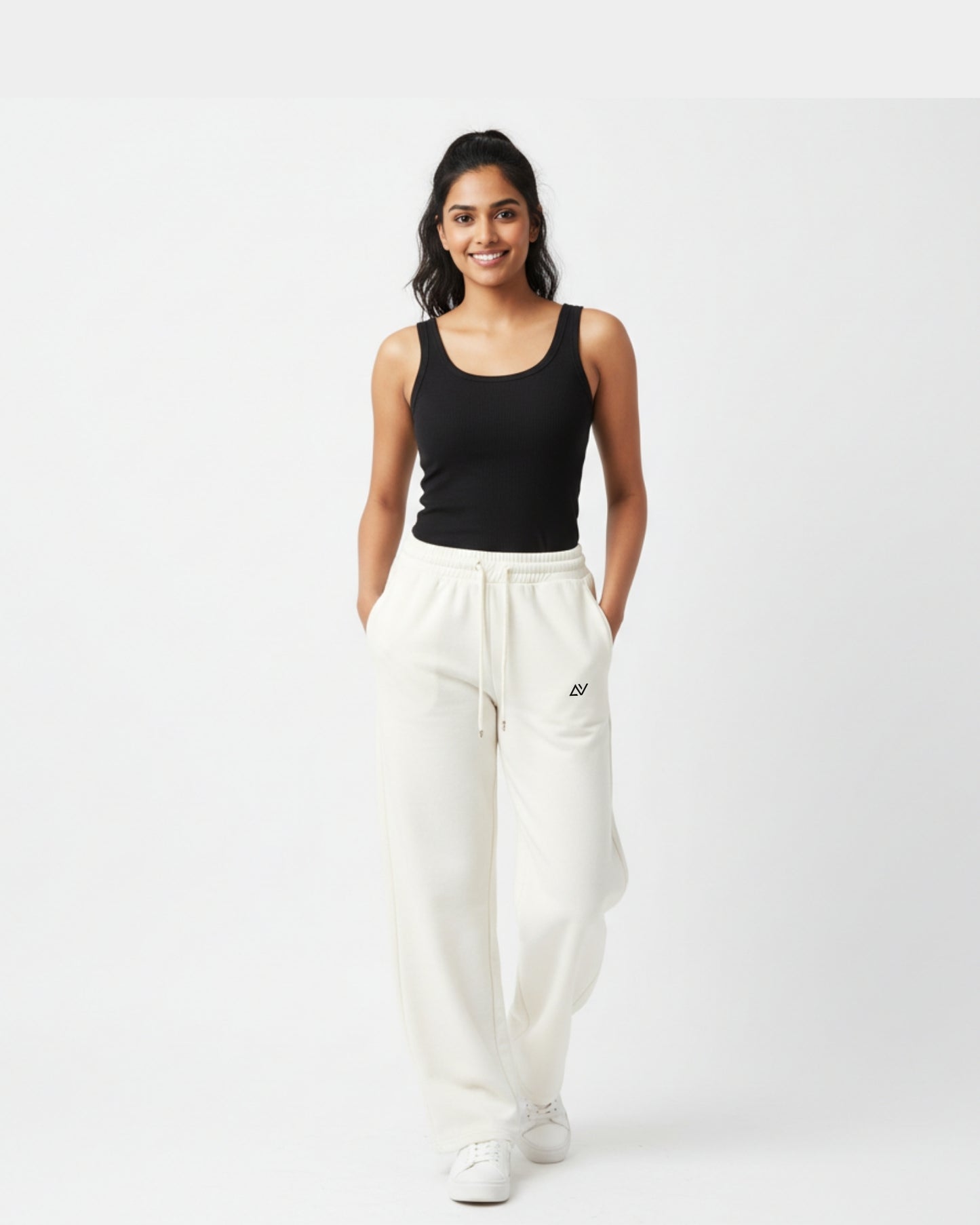 Avaiya's Sweatpants For Both Man & Women | Loose-fit | Off-White