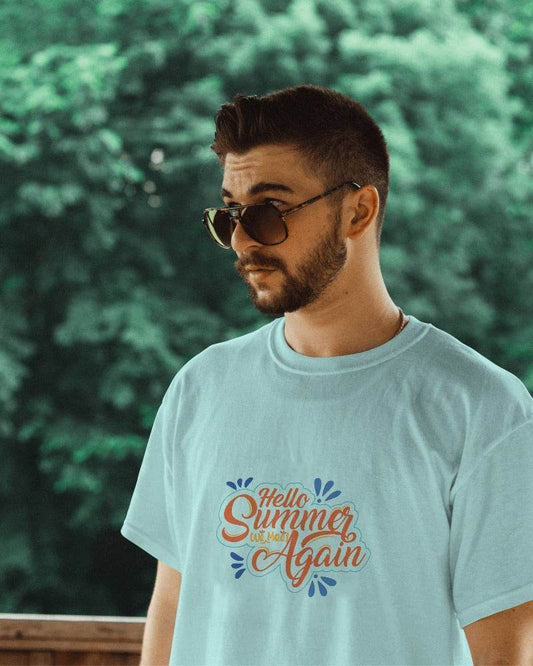 Hello Summer | Classic T-Shirt | For Man And Woman - Avaiya Clothings