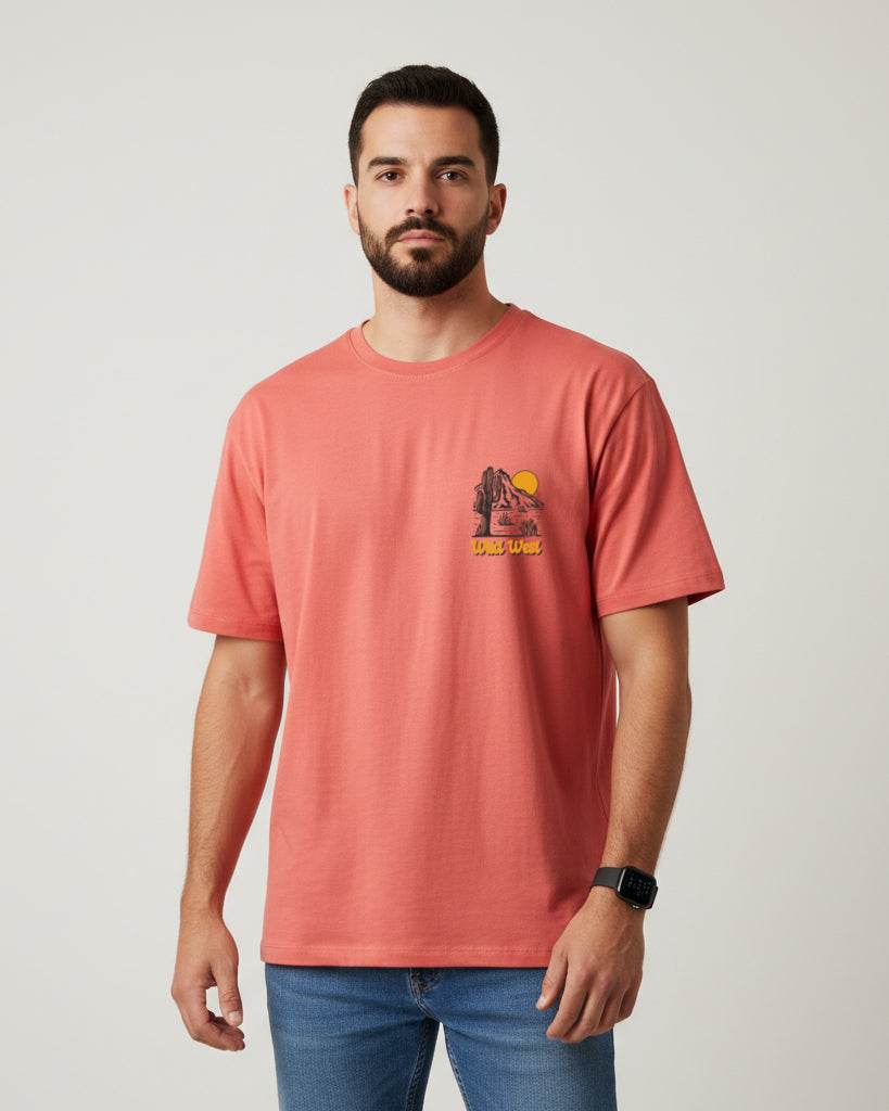 Wild West Oversized T-Shirt | Premium Quality by Avaiya | Unisex - Avaiya Clothings