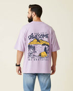 Your Life is Awesome Oversized T-Shirt | Mint | Premium Quality by Avaiya | Unisex - Avaiya Clothings